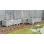 Roco 6600203 Set de 3 wagons tombereaux à bogies, type Fas, SNCF Roco Roco_6600203 - 1 Roco_6600203-Roco 6600203 Set de 3 wagons tombereaux à bogies, type Fas, SNCF