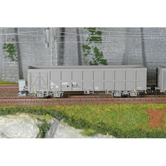 Roco_6600203-Roco 6600203 Set de 3 wagons tombereaux à bogies, type Fas, SNCF