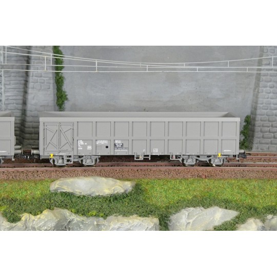 Roco_6600203-Roco 6600203 Set de 3 wagons tombereaux à bogies, type Fas, SNCF