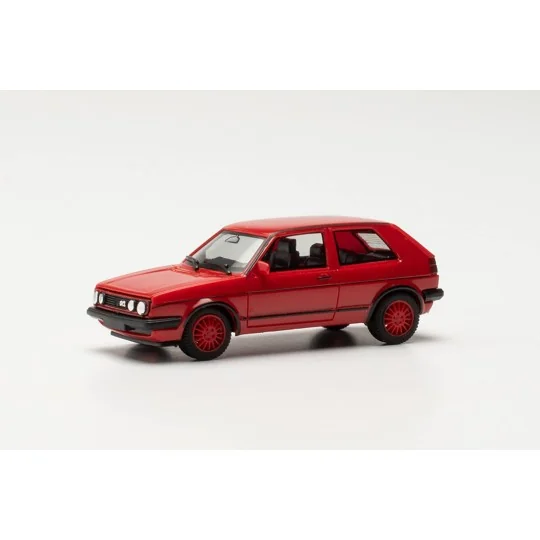 Herpa_420846-002-Herpa 420846-002 Volkswagen Golf 2 GTI, Red