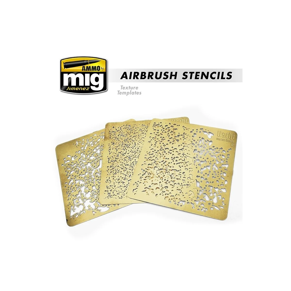 Airbrush stencils (x3) #1 Ammo Airbrush stencils (x3) #1 Ammo
