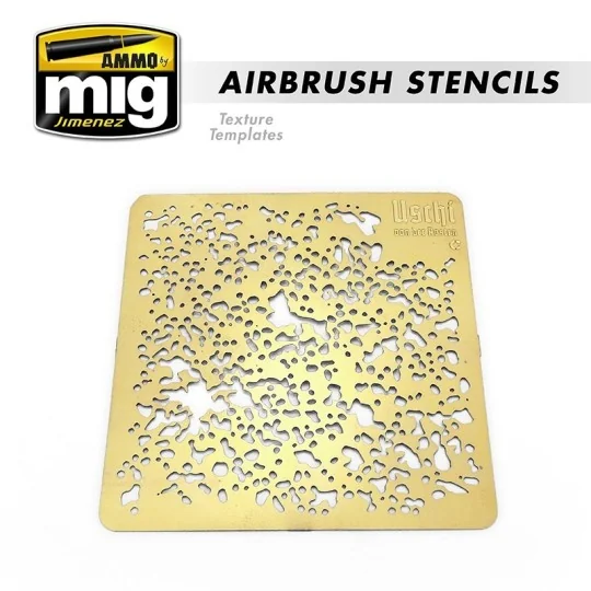 A.MIG-8035-Airbrush Stencils (x3) No. 1 Ammo