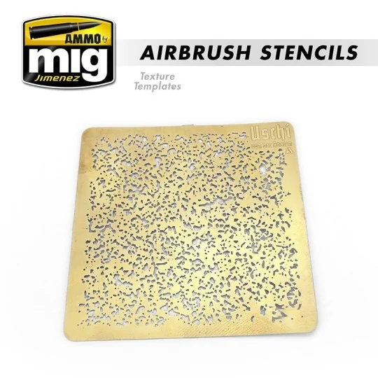 A.MIG-8035-Airbrush Stencils (x3) No. 1 Ammo