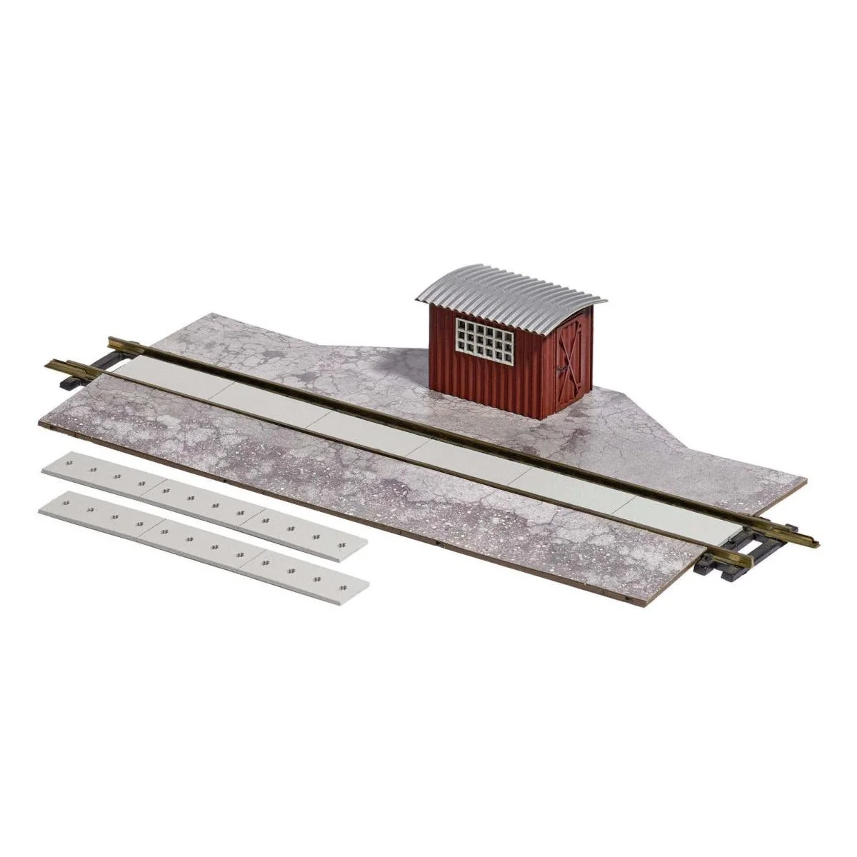 Busch 1643 Weighbridge with cabin - Busch_1643 Busch 1643 Weighbridge with cabin - Busch_1643