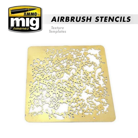 A.MIG-8035-Airbrush Stencils (x3) No. 1 Ammo