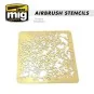 Airbrush stencils (x3) #1 Ammo A.MIG-8035-Airbrush Stencils (x3) No. 1 Ammo - A.MIG-8035