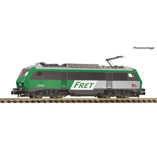Fle_7570036-Fleischmann 7570036 Locomotive électrique BB 426063, SNCF, FRET, digitale sonore, N - 1/160