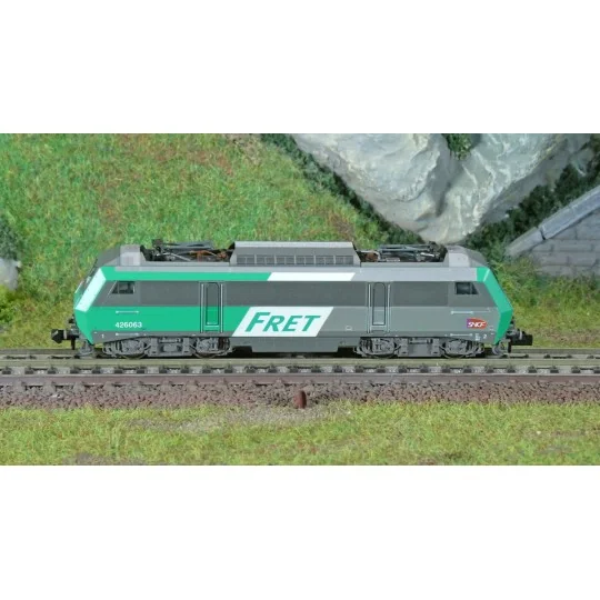Fle_7570036-Fleischmann 7570036 Locomotive électrique BB 426063, SNCF, FRET, digitale sonore, N - 1/160