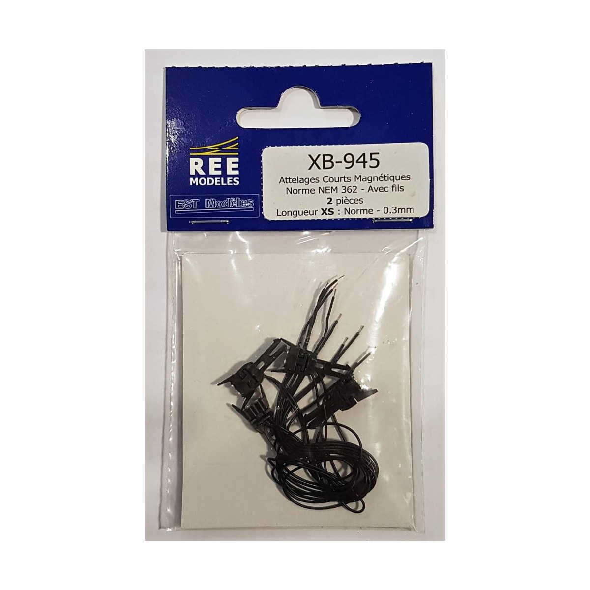 REE Modeles XB-945 Driver's Coupling with NEM362 Magnet XS Very Sho...