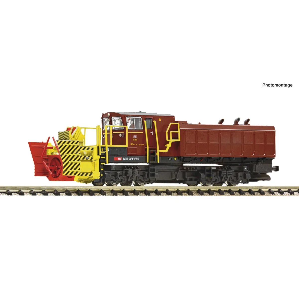 Fleischmann 7370021 Beilhack diesel snow plow, SBB, digital sound, ...