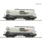 Roco 6600191 Set of 2 silo wagons, Jura Cement/Wascosa Roco_6600191-Roco 6600191 Set of 2 silo wagons, Jura Cement/Wascosa