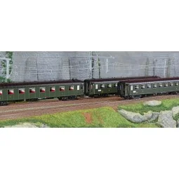 Models Word 1002-2 Set of 3 OCEM RA coaches, A8 + 2x B9, LE MISTRAL...