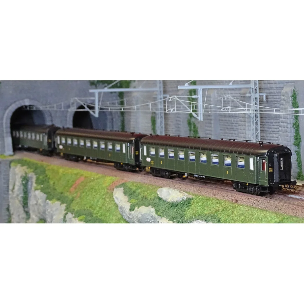 Models Word 1002-2 Set of 3 OCEM RA coaches, A8 + 2x B9, LE MISTRAL...