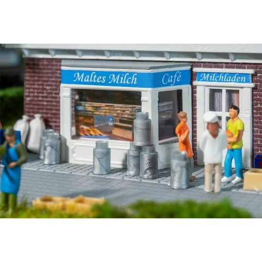 Faller_180879-Faller 180879 Model Kit, 10 Milk Pots