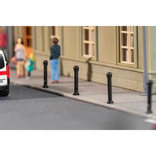 Faller_180998-Faller 180998 Model Kit, 10 Iron Milestones