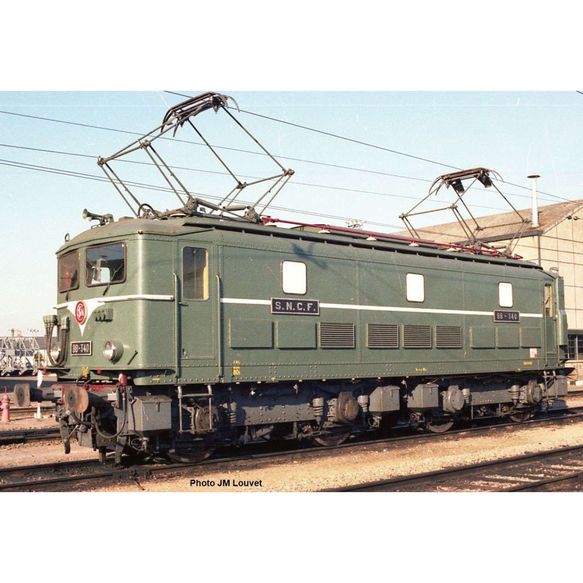 Piko 97427 BB 336 electric locomotive, SNCF, Tours depot, digital s...