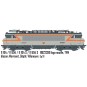 Lsm_11104-Ls Models 11104 Locomotive électrique BB 22399 SNCF, gris béton/orange, logo Nouille, blason Mormant, Villeneuve