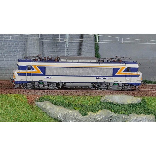 Lsm_11198S-Ls Models 11198S Locomotive électrique BB 20012 SNCF, bleu TEN, Strasbourg, digitale sonore