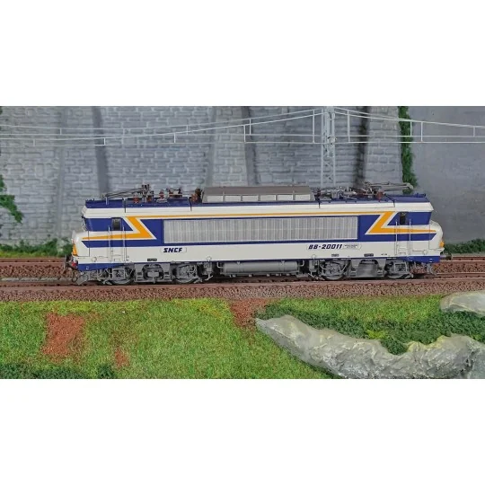 Lsm_11199-Ls Models 11199 Locomotive électrique BB 20011 SNCF, bleu TEN, plaques, Strasbourg