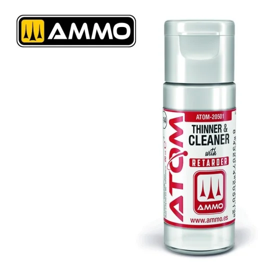 ATOM-20501-Diluant et nettoyant avec retardateur (20ml) ATOM AMMO
