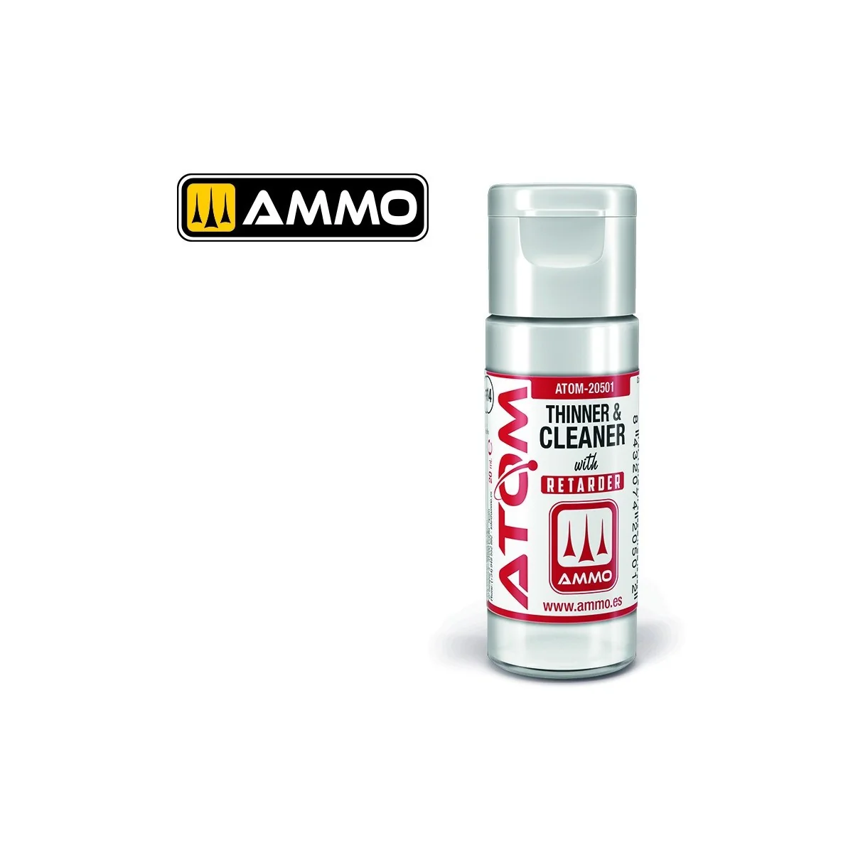 Thinner and cleaner with retarder (20ml) ATOM AMMO