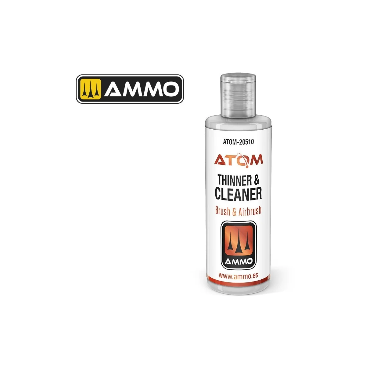 Diluant et nettoyant (60ml) ATOM AMMO AMMO - MIG Jimenez ATOM-20510 - 1 Diluant et nettoyant (60ml) ATOM AMMO AMMO - MIG Jimenez ATOM-20510 - 1