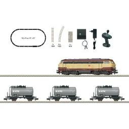 MiniTrix 11160 Freight Train Starter Set with Electric Class 217, D...