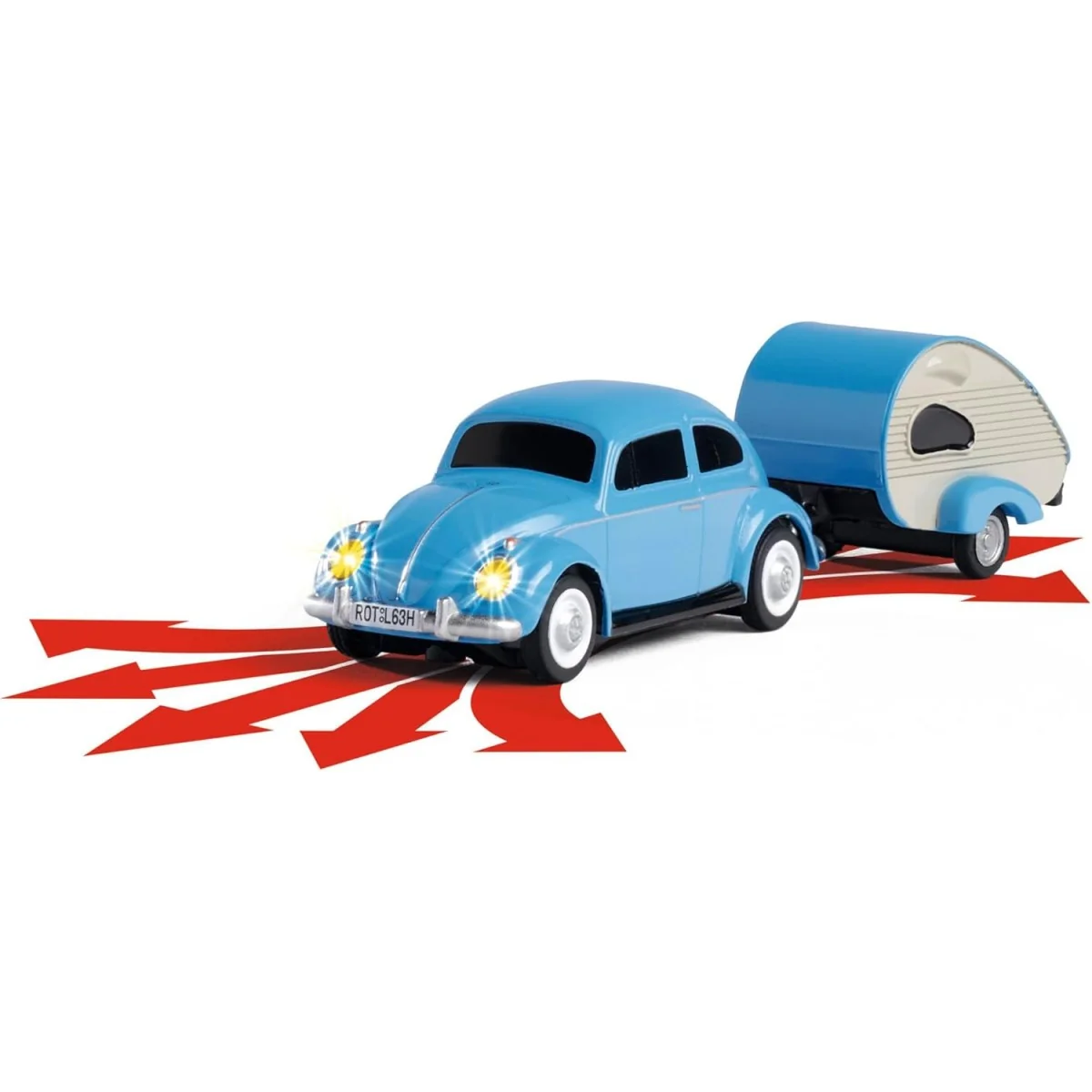 Volkswagen Coccinelle avec remorque 2.4GHz RTR 1/87 Carson 500504148 - 3