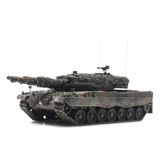 Arti_6870110-Artitec 6870110 Char Leopard 2A4 Flecktarn prêt au combat