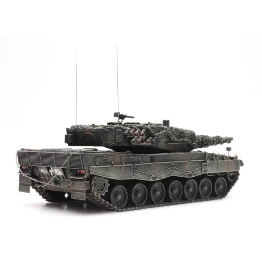 Arti_6870110-Artitec 6870110 Char Leopard 2A4 Flecktarn prêt au combat