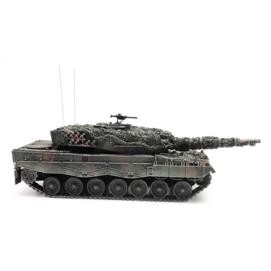 Arti_6870110-Artitec 6870110 Char Leopard 2A4 Flecktarn prêt au combat