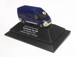 Busch MODEL2025 Fourgon Fiat Ducato modèle 2025, Bleu Busch véhicule Busch_MODEL2025 - 1