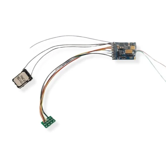 Esu_58210-Esu 58210 Décodeur de fonctions sonore vierge Nem 652, 8 broches, Loksound Fx V5