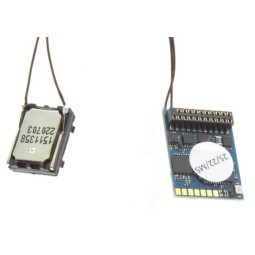 Esu 58219 Décodeur de fonctions sonore vierge Nem 660, 21 broches, Loksound Fx V5 Esu Esu_58219 - 1