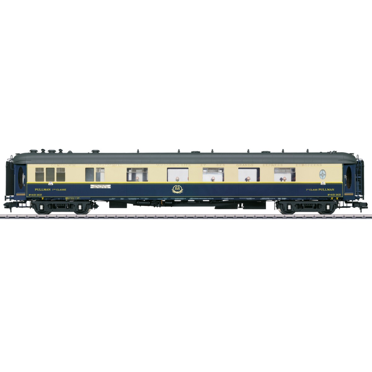 Marklin 58000 Set of 6 CIWL coaches, EDELWEISS Pullman Express, 1 s... Marklin 58000 Set of 6 CIWL coaches, EDELWEISS Pullman Express, 1 s...