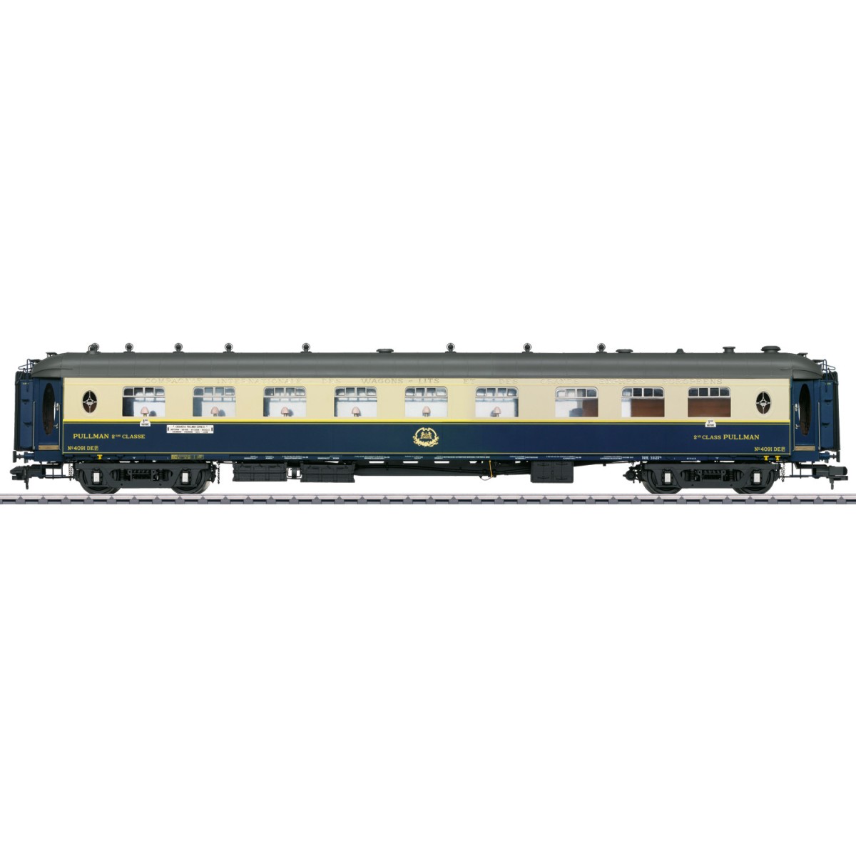 Marklin 58000 Set de 6 voitures CIWL, EDELWEISS Pullman Express, echelle 1 Marklin MARKLIN_58000 - 5