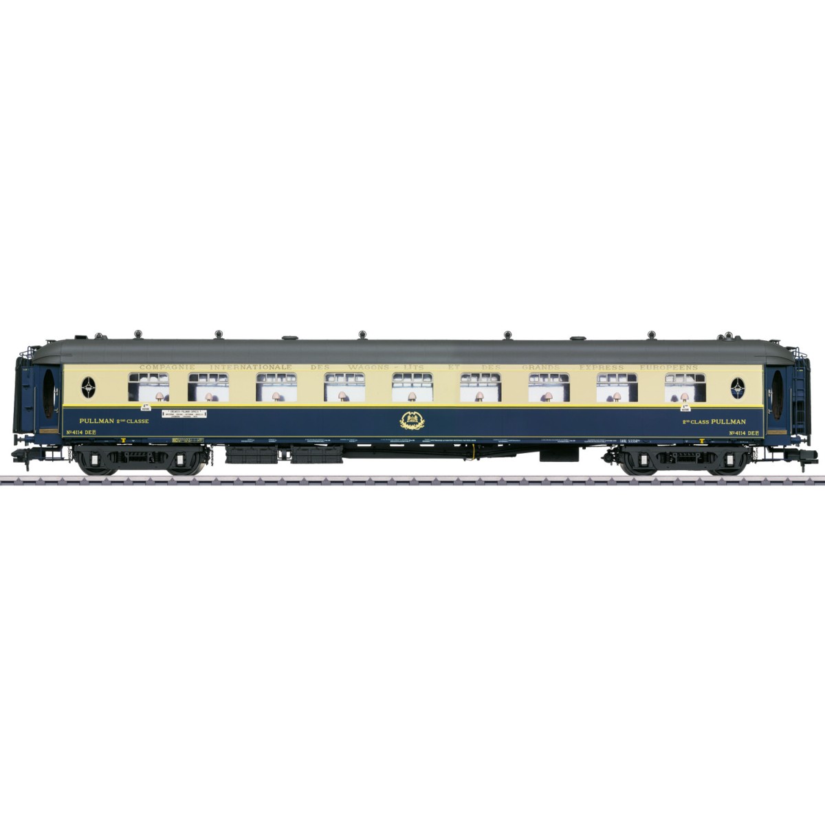 Marklin 58000 Set of 6 CIWL coaches, EDELWEISS Pullman Express, 1 s... Marklin 58000 Set of 6 CIWL coaches, EDELWEISS Pullman Express, 1 s...