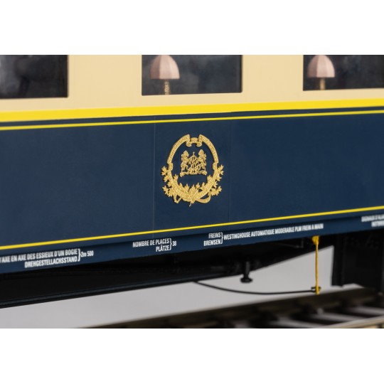 MARKLIN_58000-Marklin 58000 Set of 6 CIWL coaches, EDELWEISS Pullman Express, 1/1 scale