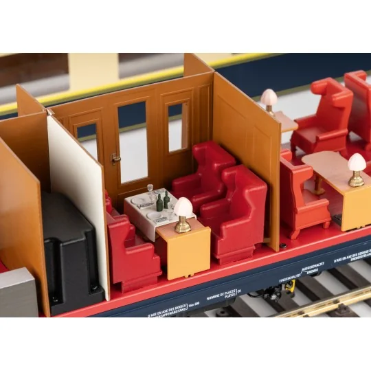 Marklin 58000 Set de 6 voitures CIWL, EDELWEISS Pullman Express, echelle 1 Marklin MARKLIN_58000 - 22 MARKLIN_58000-Marklin 58000 Set de 6 voitures CIWL, EDELWEISS Pullman Express, echelle 1