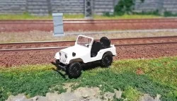 Brekina 58902 Jeep Universal, White - Sai - Sai_58902