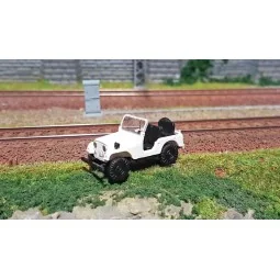 Brekina 58902 Jeep Universal, White - Sai_58902