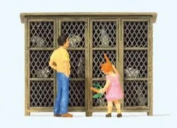 Preiser 28099 Figure, Rabbit Cages - Preiser - PREISER_28099
