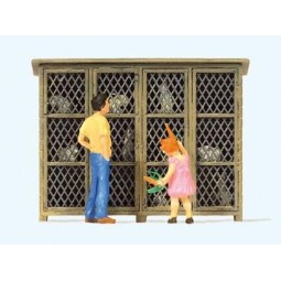 Preiser 28099 Figure, Rabbit Cages - Preiser - PREISER_28099