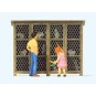 PREISER_28099-Preiser 28099 Figure, Rabbit Cages - PREISER_28099