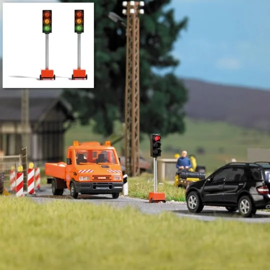 Busch_5451-Busch 5451 Road Signage, Construction Traffic Lights