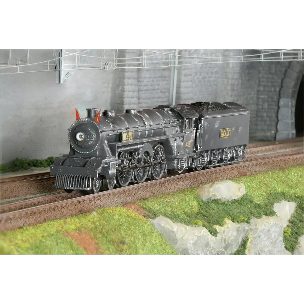 Marklin 39966 Steam locomotive with separate tender "Black Ice", AC...