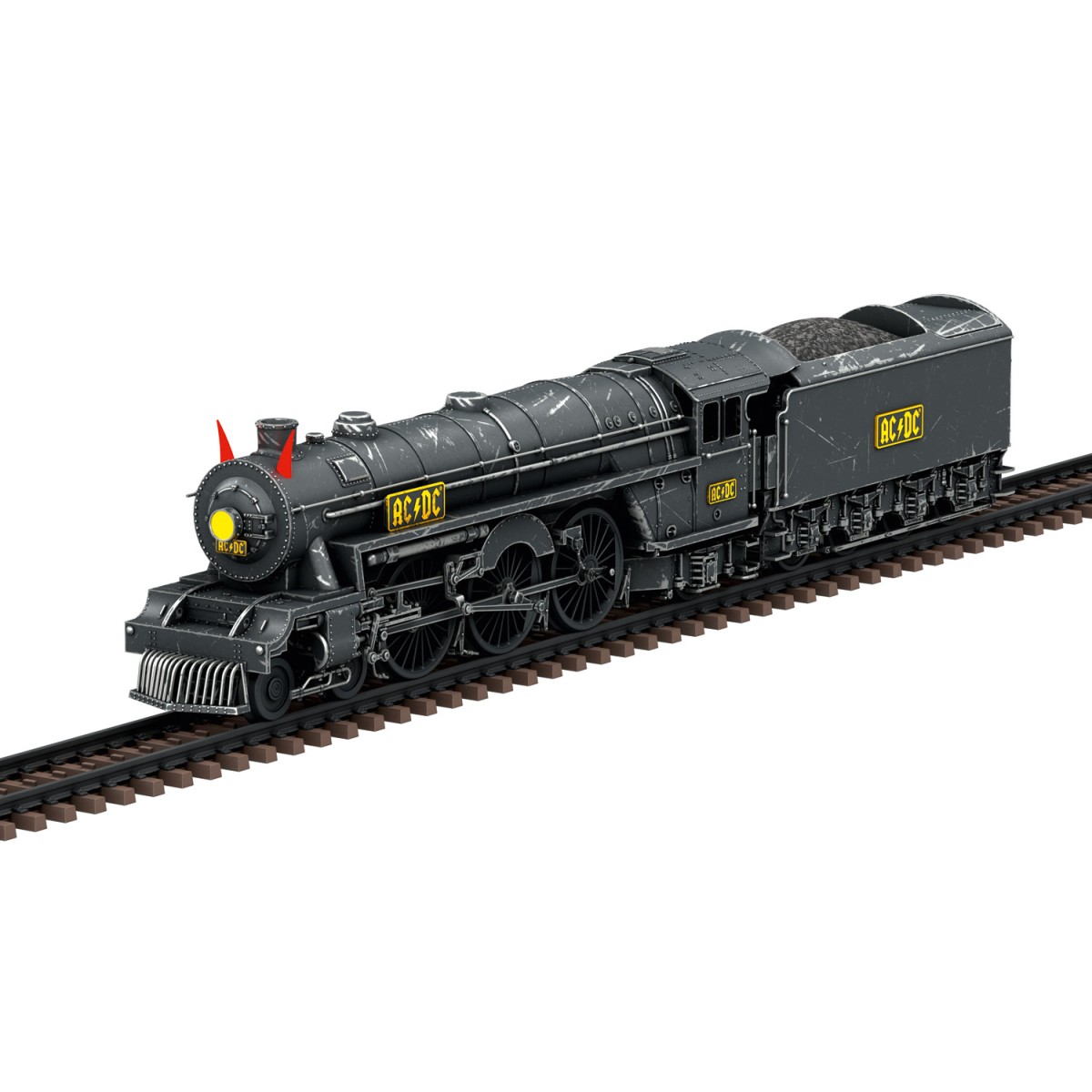Trix 25492 Steam Locomotive with Separate Tender "Black Ice", AC/DC...