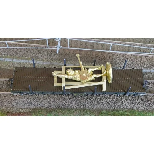 Marklin_48837-Marklin 48837 Wagon plat "Stiff Upper Lip", AC/DC