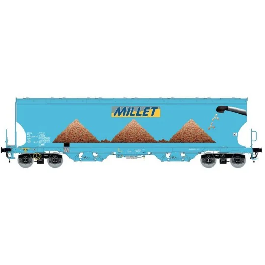 LSM_30589-LS Models 30589 Tagnpps hopper wagons, light blue, new Millet logo