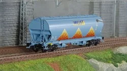 Ls Models 30589 Wagons trémie Tagnpps, bleu clair, nouveau logo Millet Ls models LSM_30589 - 1